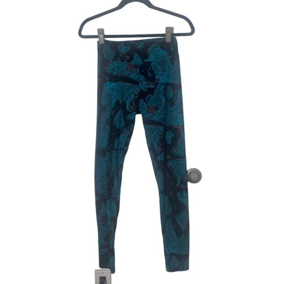 LulaRoe SZ OS continent printed leggings - Picture 1 of 3